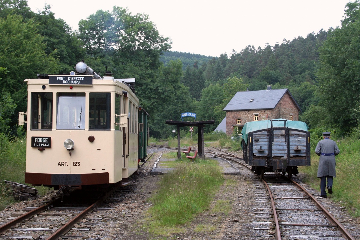 Erezée, SNCV diesel railcar — ART 123