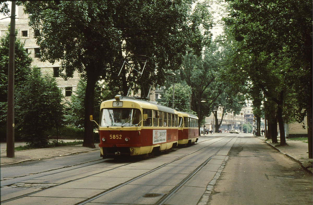 Киев, Tatra T3SU № 5852; Киев — Исторические фотографии