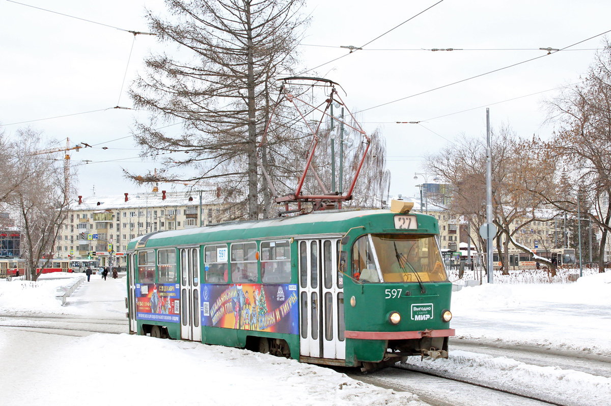 Yekaterinburg, Tatra T3SU Nr. 597