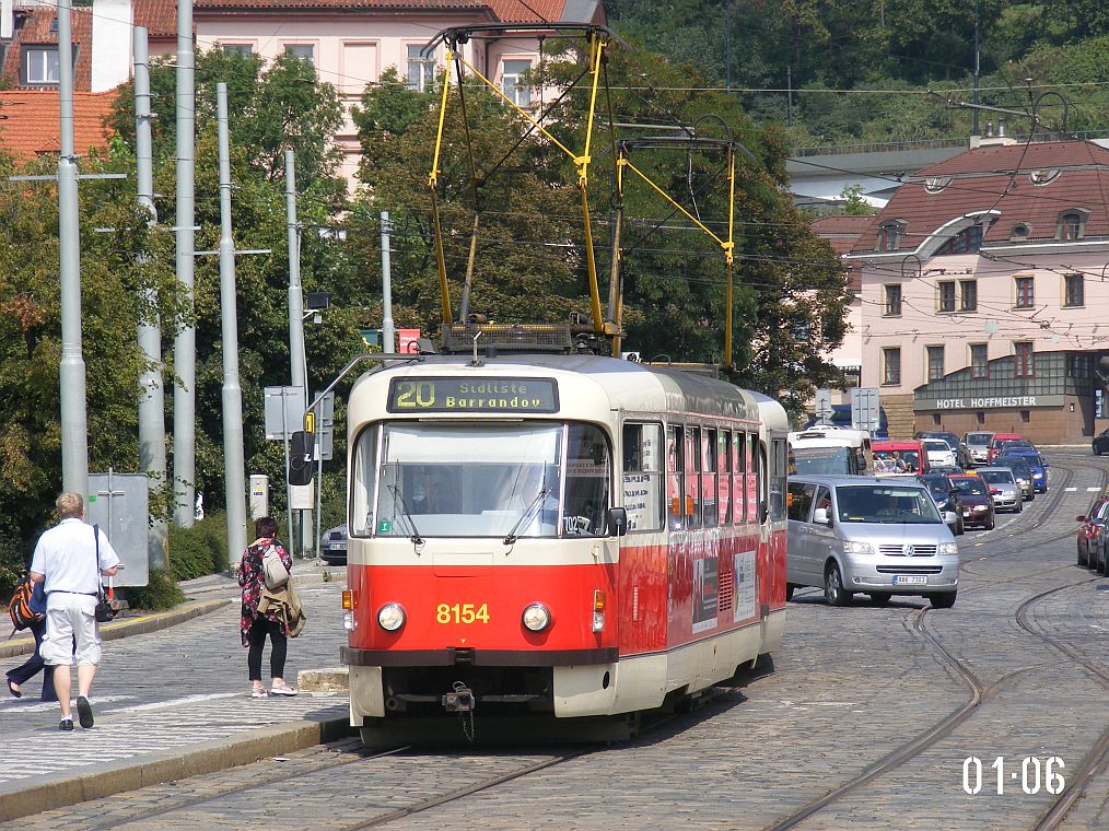 Прага, Tatra T3R.PV № 8154