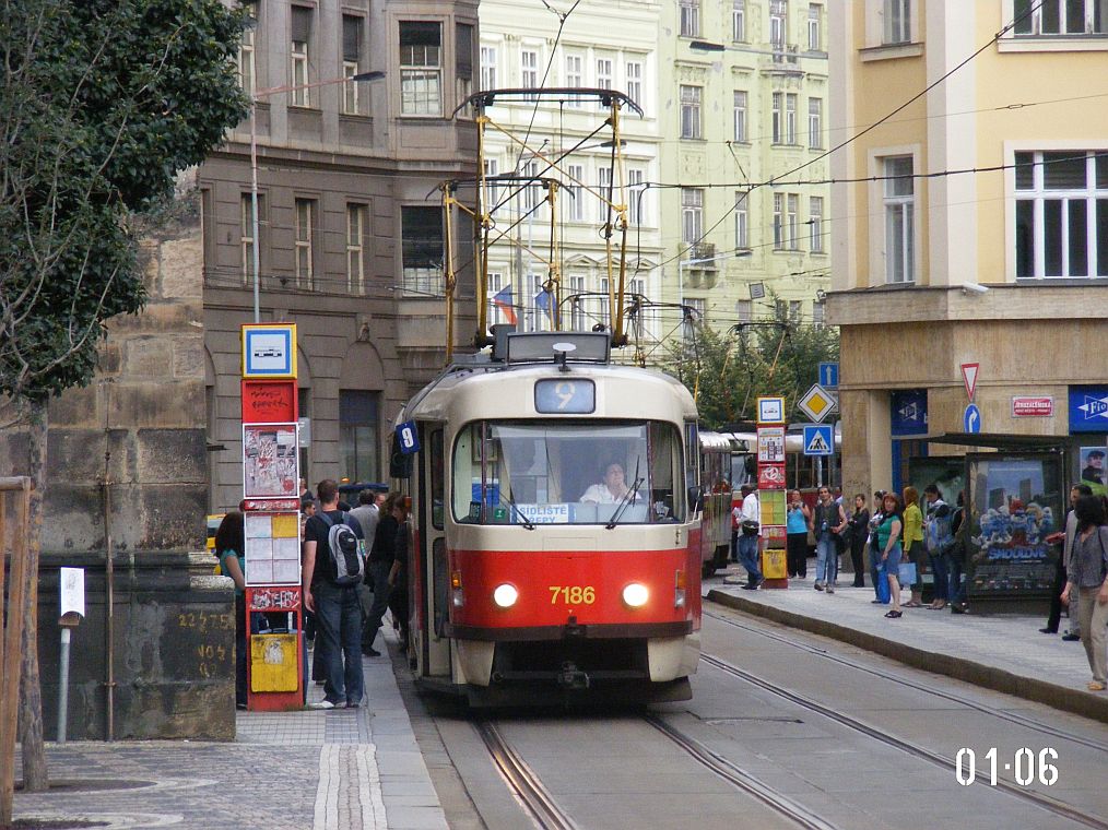 Прага, Tatra T3SUCS № 7186