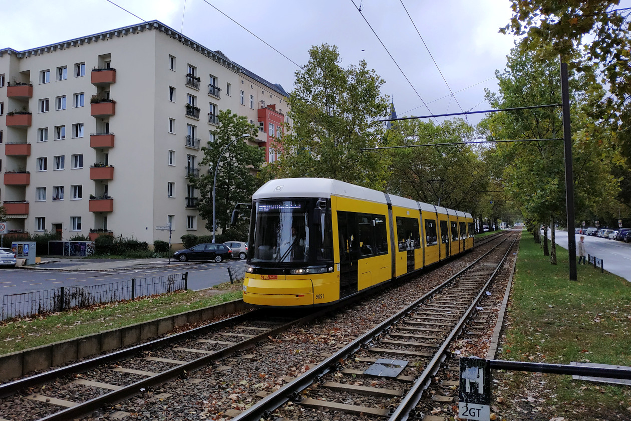 Берлин, Bombardier Flexity Berlin (GT8-08ZR/F8Z) № 9051