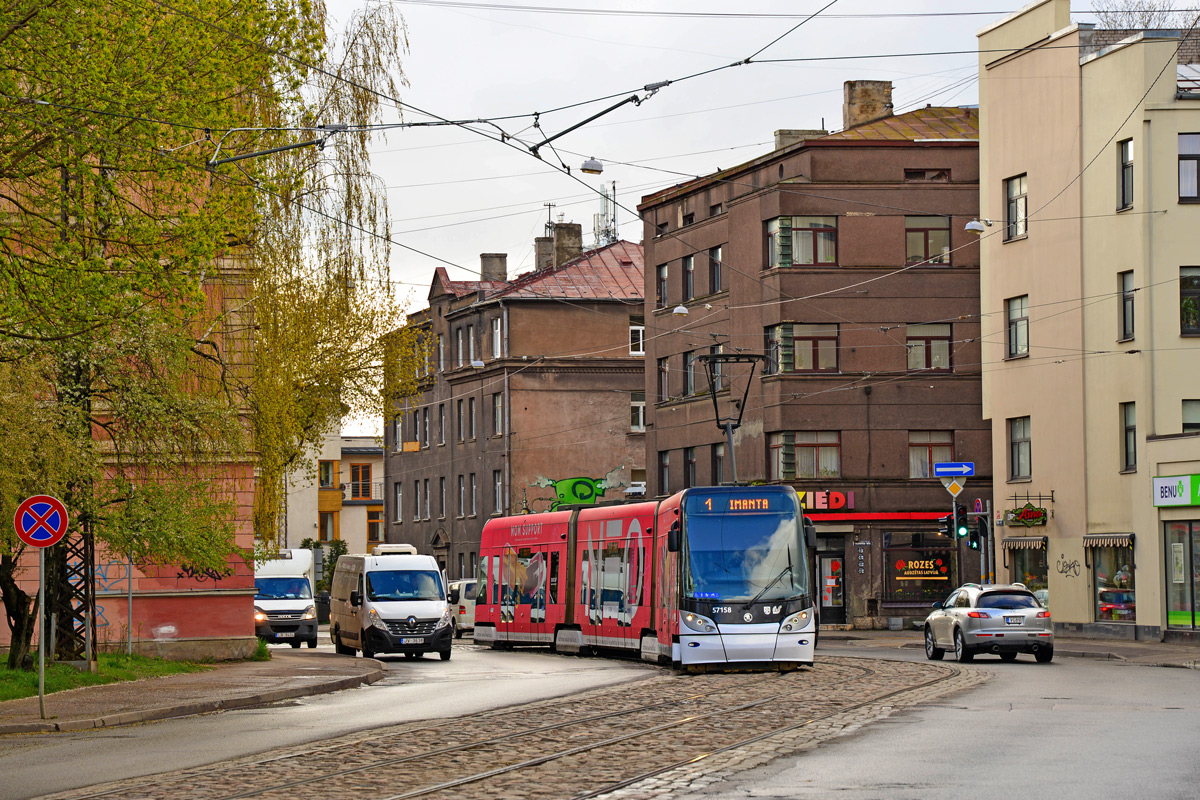 Рига, Škoda 15T ForCity Alfa Riga № 57158