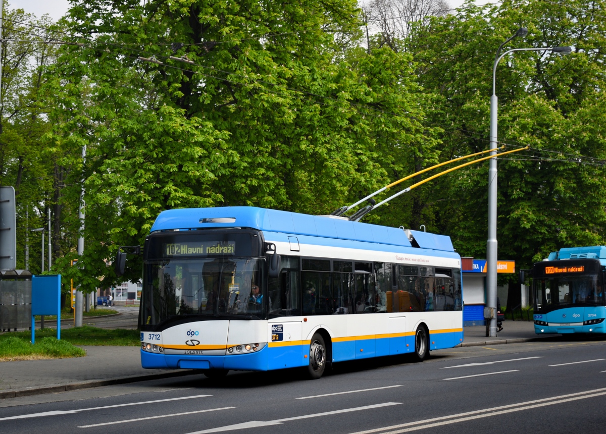 Острава, Solaris Trollino III 12 AC № 3712