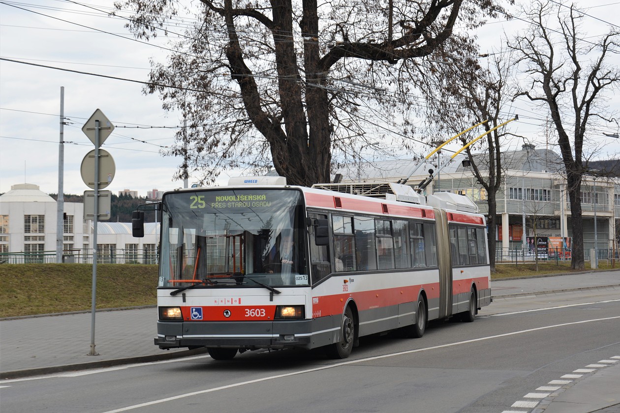 Брно, Škoda 22Tr № 3603