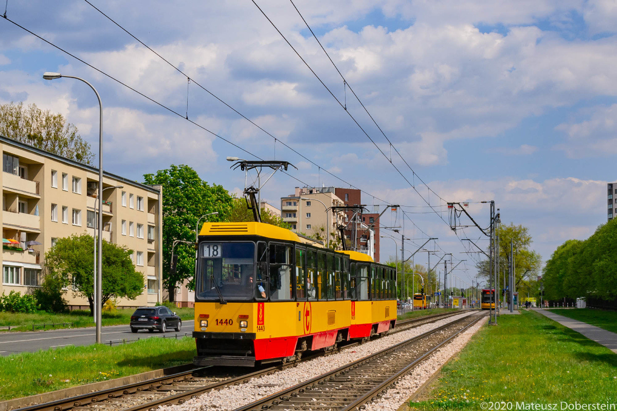 Варшава, Konstal 105Nf № 1440