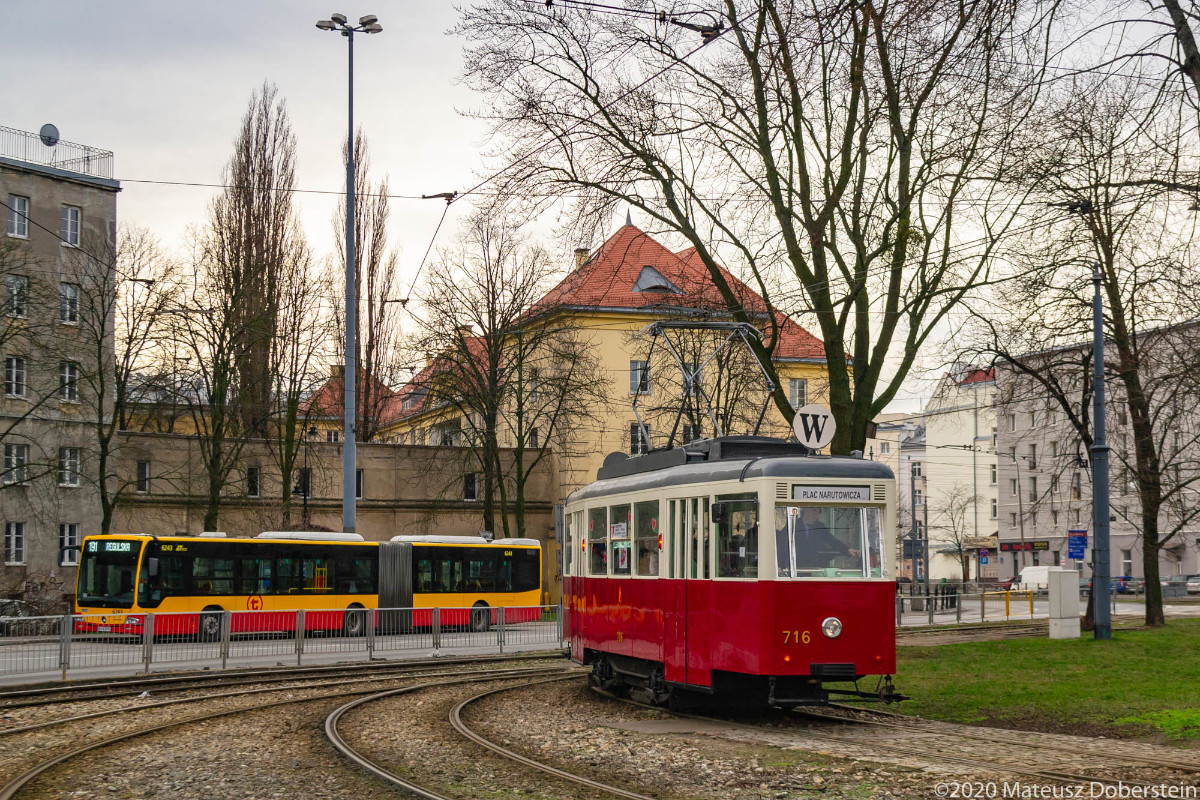 Варшава, Konstal N № 716