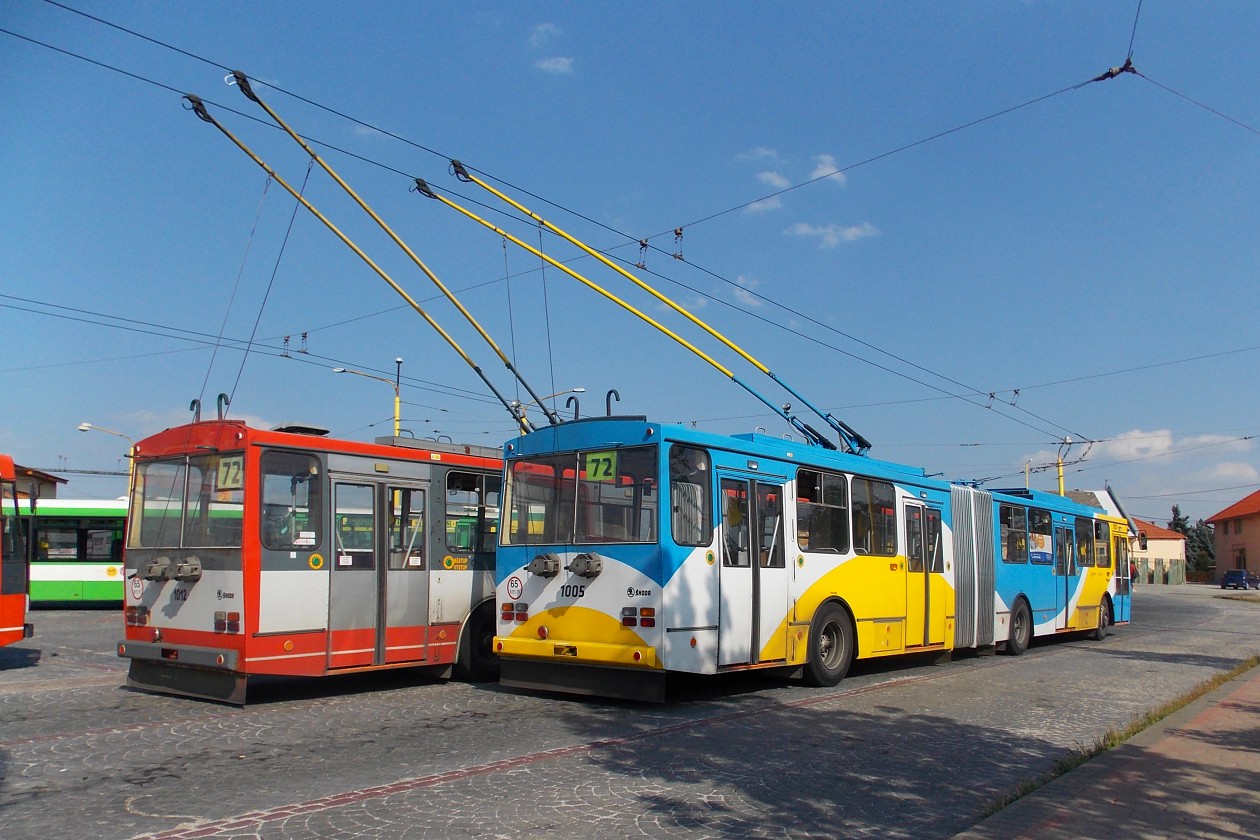 Košice, Škoda 15Tr10/7 Br. 1005; Košice, Škoda 15Tr10/7 Br. 1012