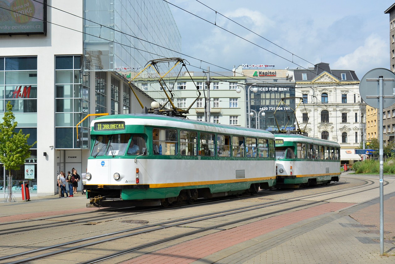 Либерец ― Яблонец-над-Нисой, Tatra T2R № 18; Либерец ― Яблонец-над-Нисой, Tatra T2R № 19