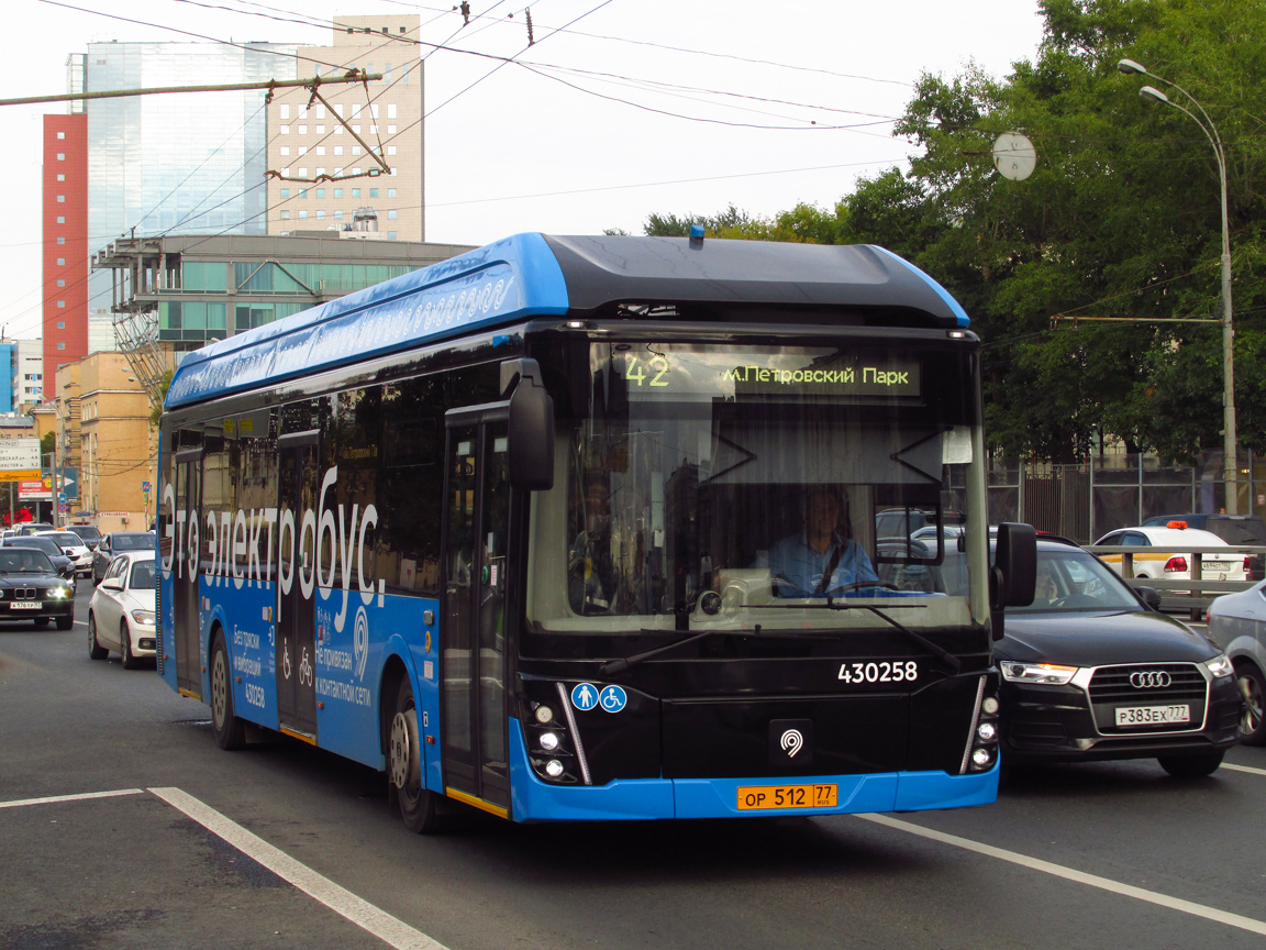 Москва, ЛиАЗ-6274 № 430258