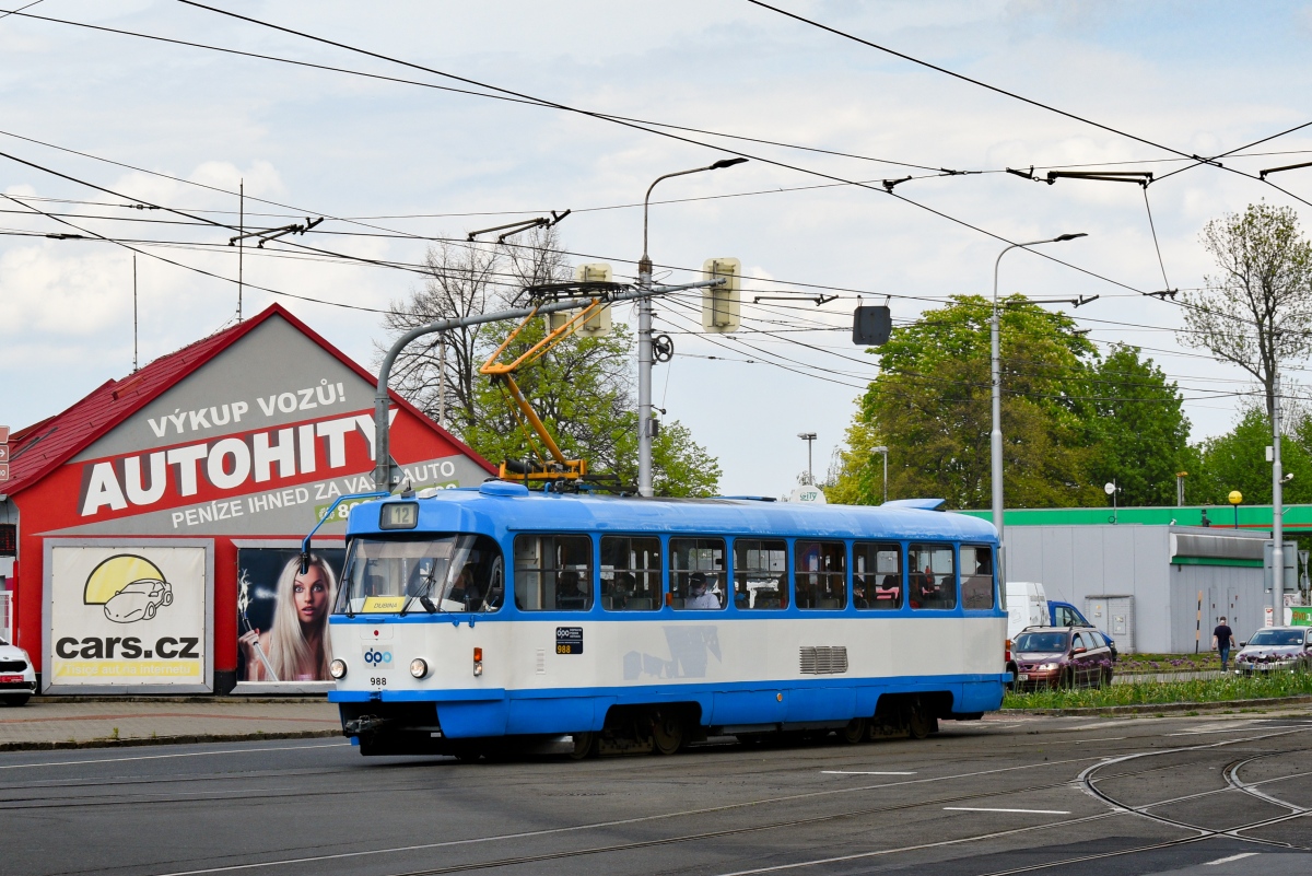 Острава, Tatra T3G № 988