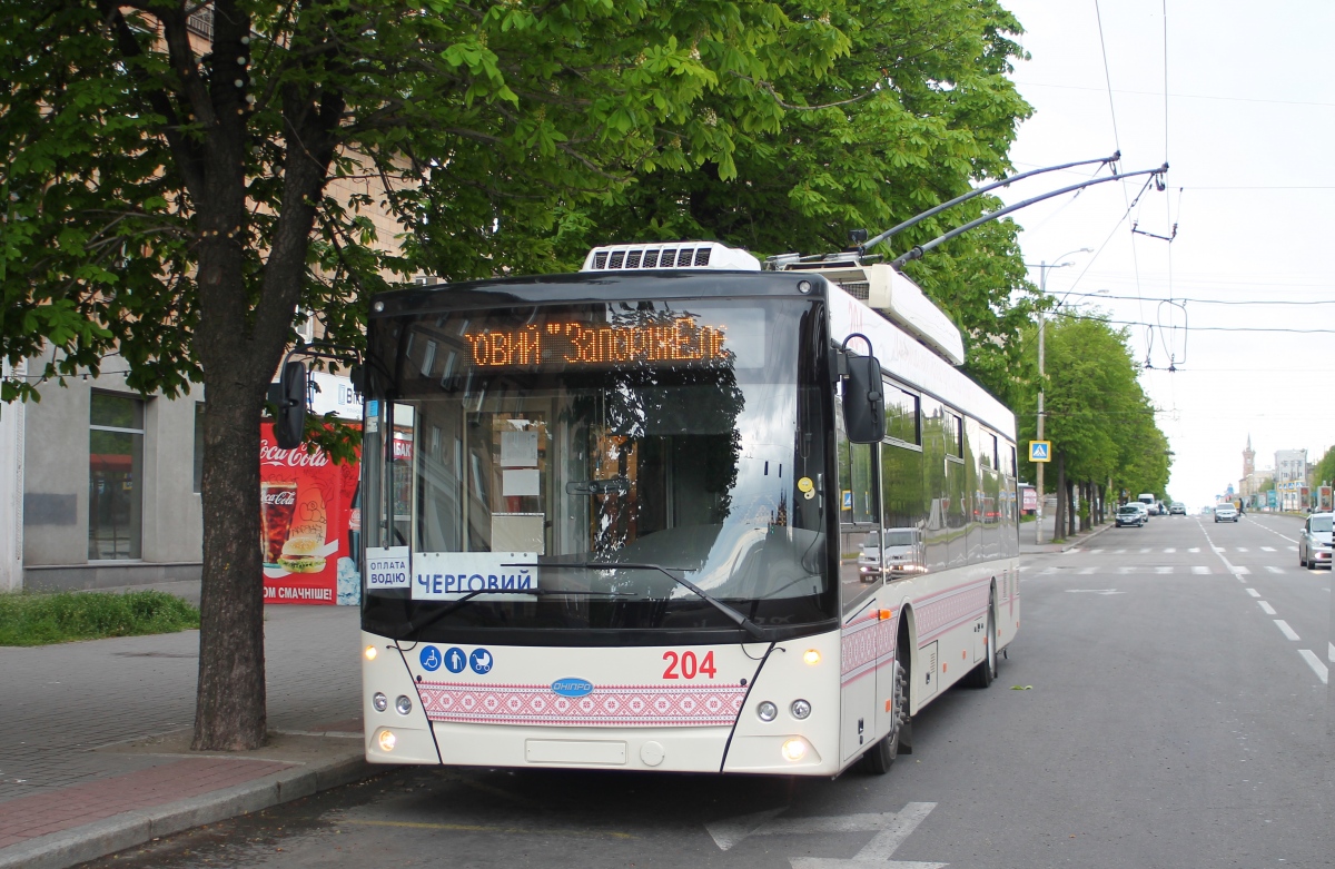 Zaporižžia, Dnipro T203 č. 204