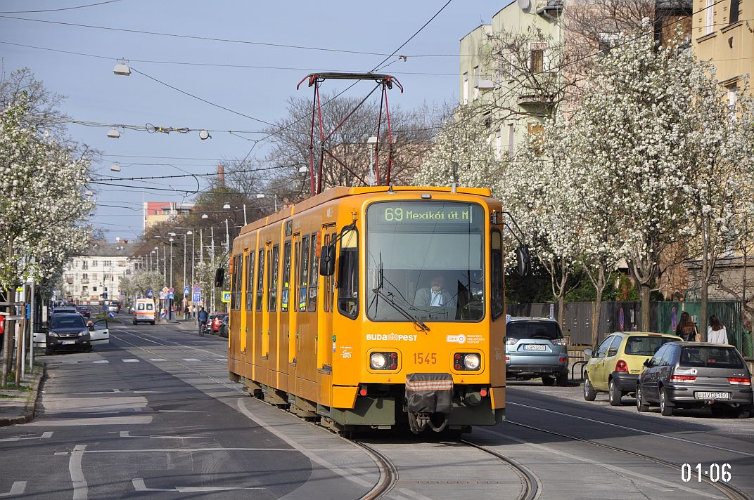Будапешт, Duewag TW6000 № 1545