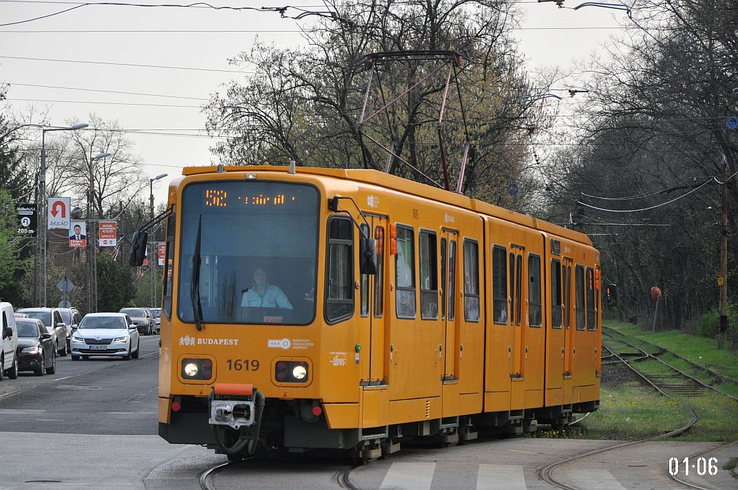 Budapest, LHB TW6000 # 1619 Budapest, LHB TW6000 # 1619
