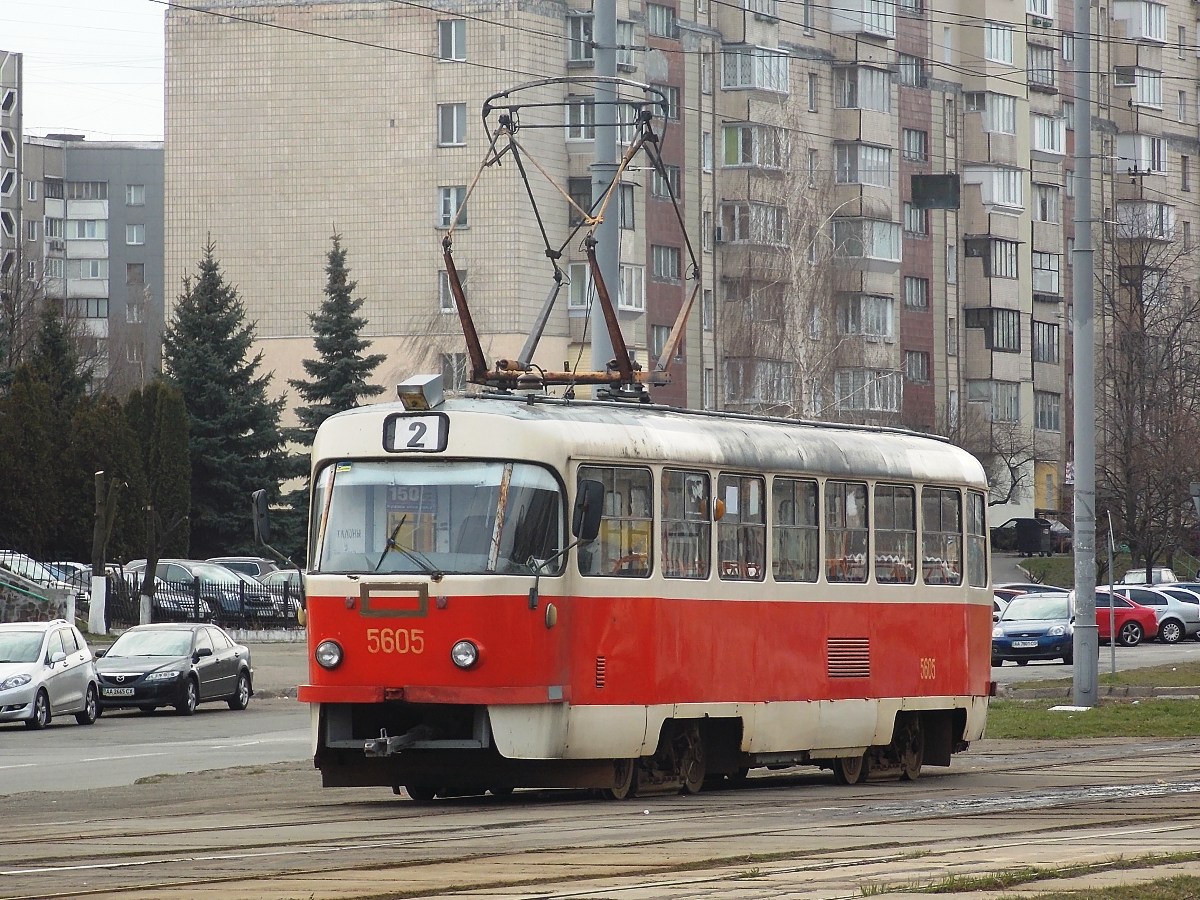 Kiev, Tatra T3SU Nr. 5605
