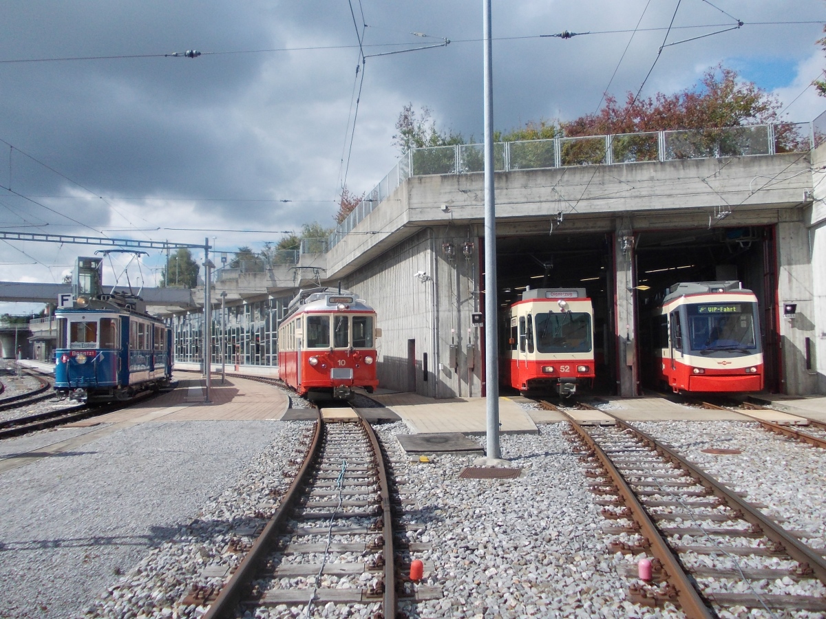 Zürich, SWS/MFO BDe 4/4 # 10; Zürich, SWP/SIG/ABB Be 4/4 # 52 Zürich, SWS/MFO BDe 4/4 # 10; Zürich, SWP/SIG/ABB Be 4/4 # 52
