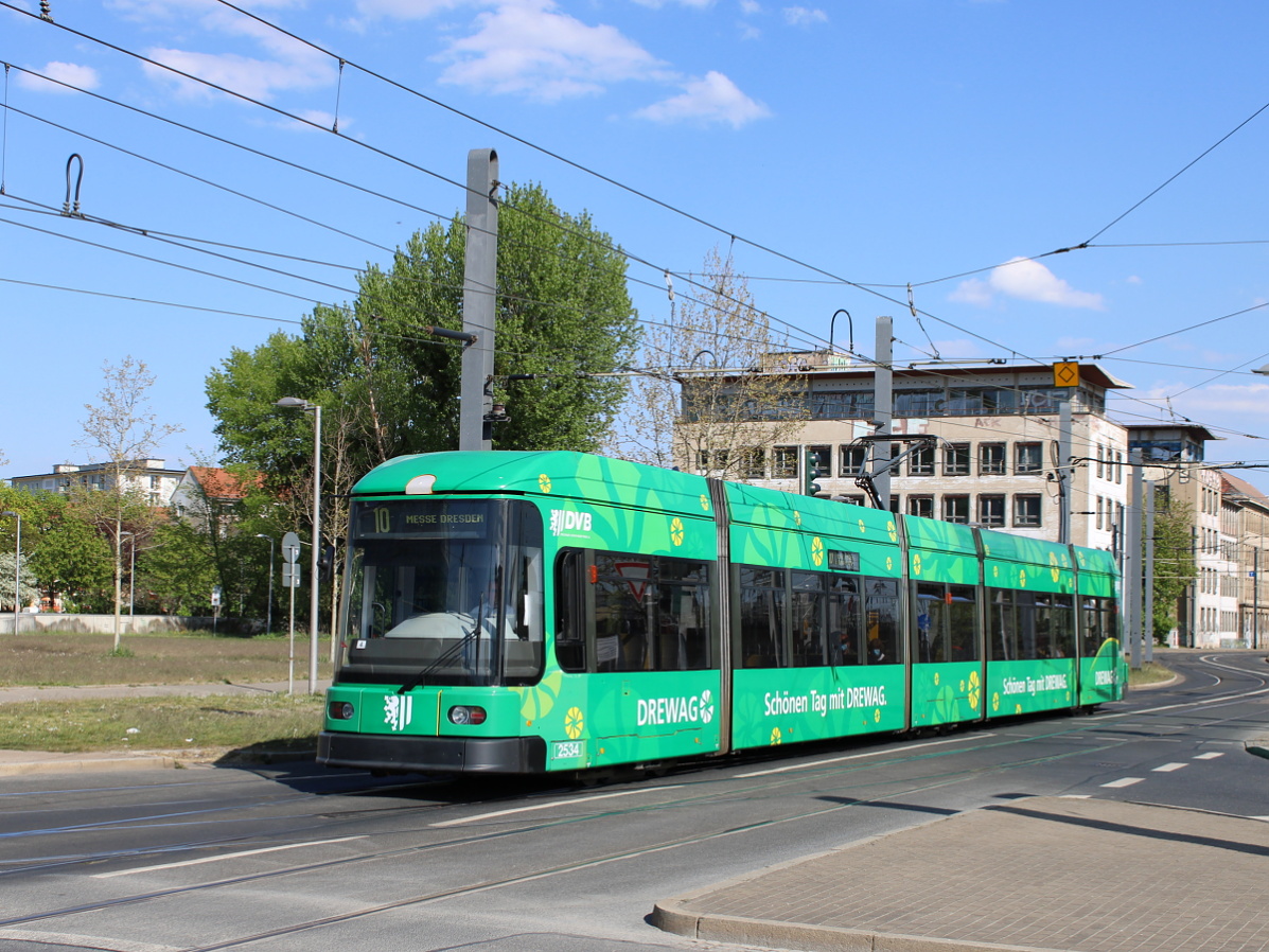 Дрезден, SachsenTram NGT 6 DD № 2534