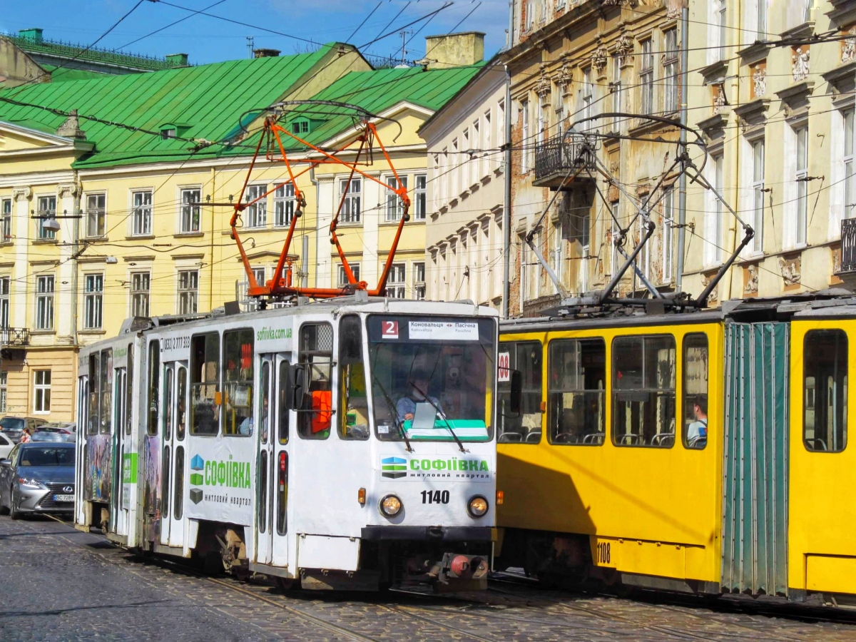 Львов, Tatra KT4SU № 1140