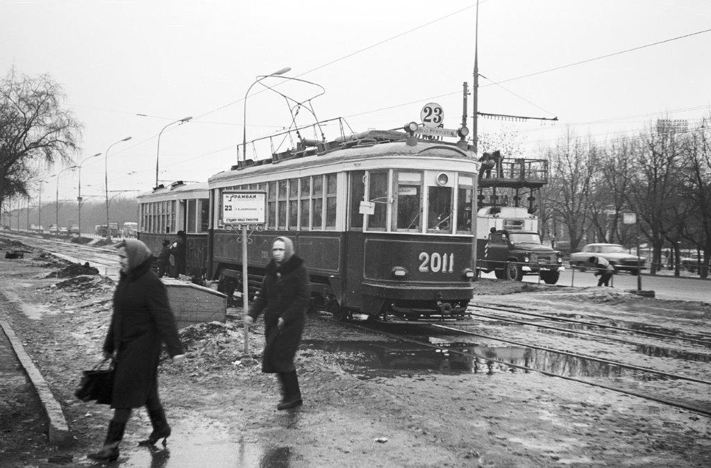 Moskva, KM č. 2011; Moskva — Historical photos — Tramway and Trolleybus (1946-1991)