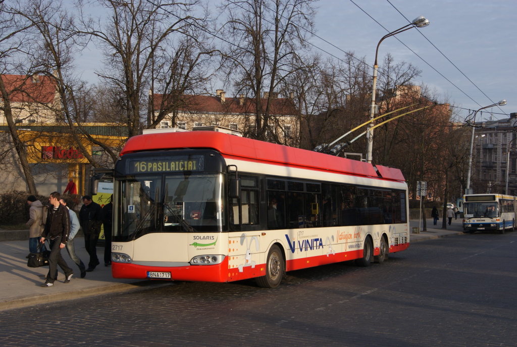 Вильнюс, Solaris Trollino II 15 AC № 2717