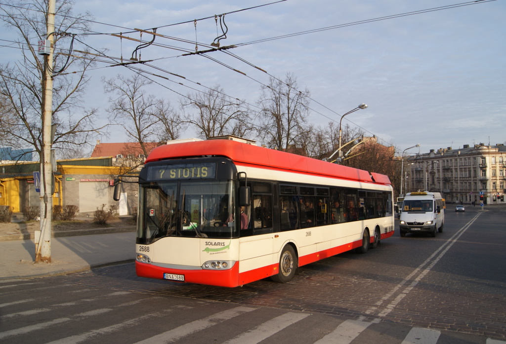 Вильнюс, Solaris Trollino II 15 AC № 2688