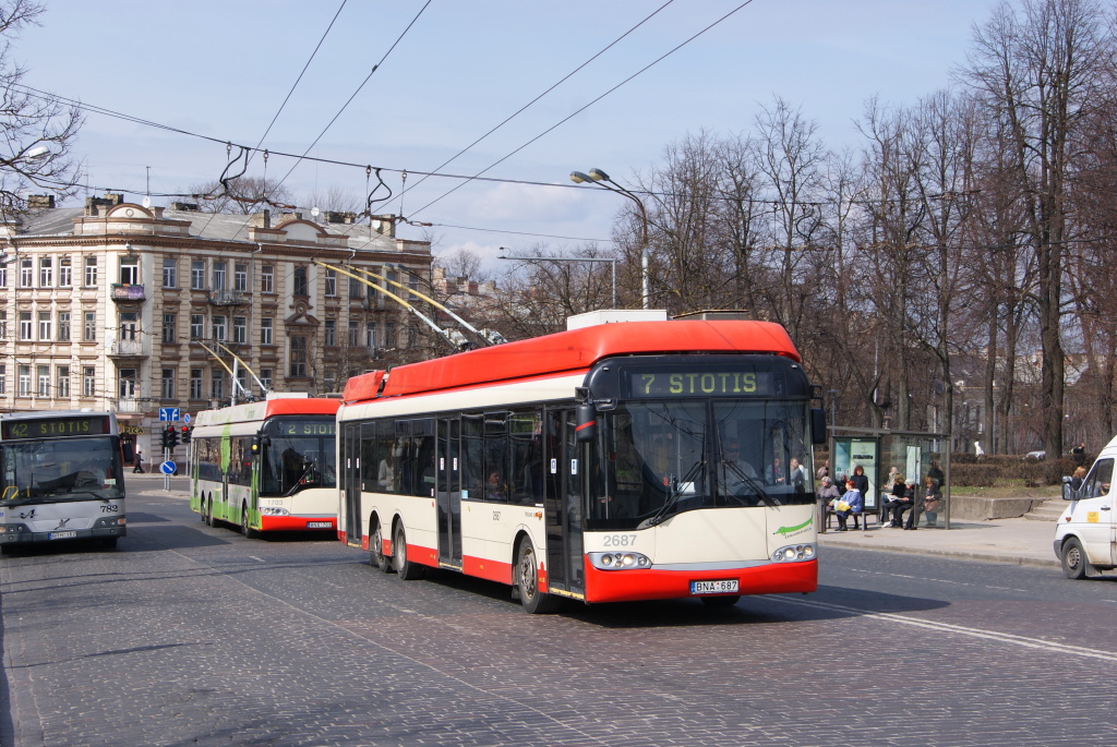 Вильнюс, Solaris Trollino II 15 AC № 2687
