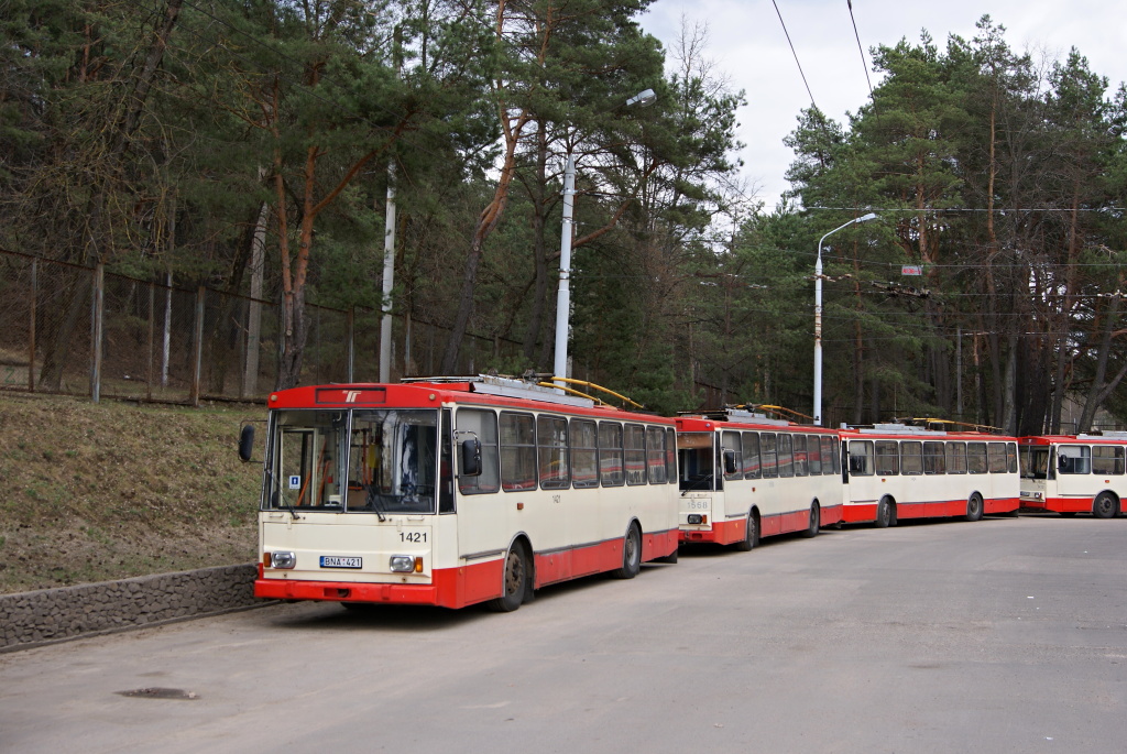 Вильнюс, Škoda 14Tr02 № 1421