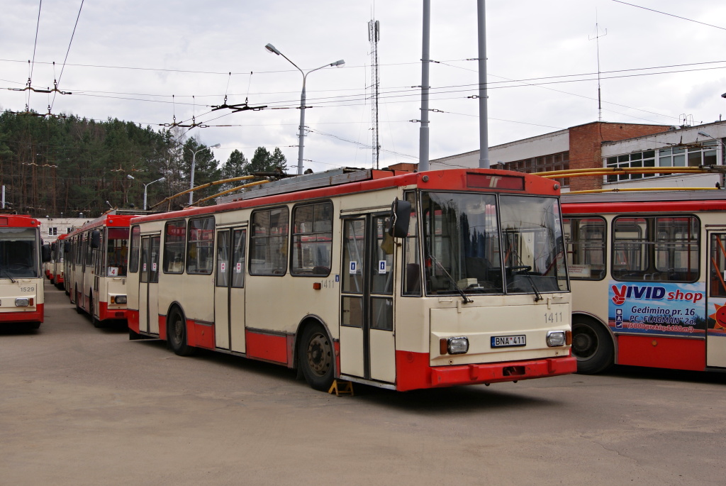 Вильнюс, Škoda 14Tr07 № 1411