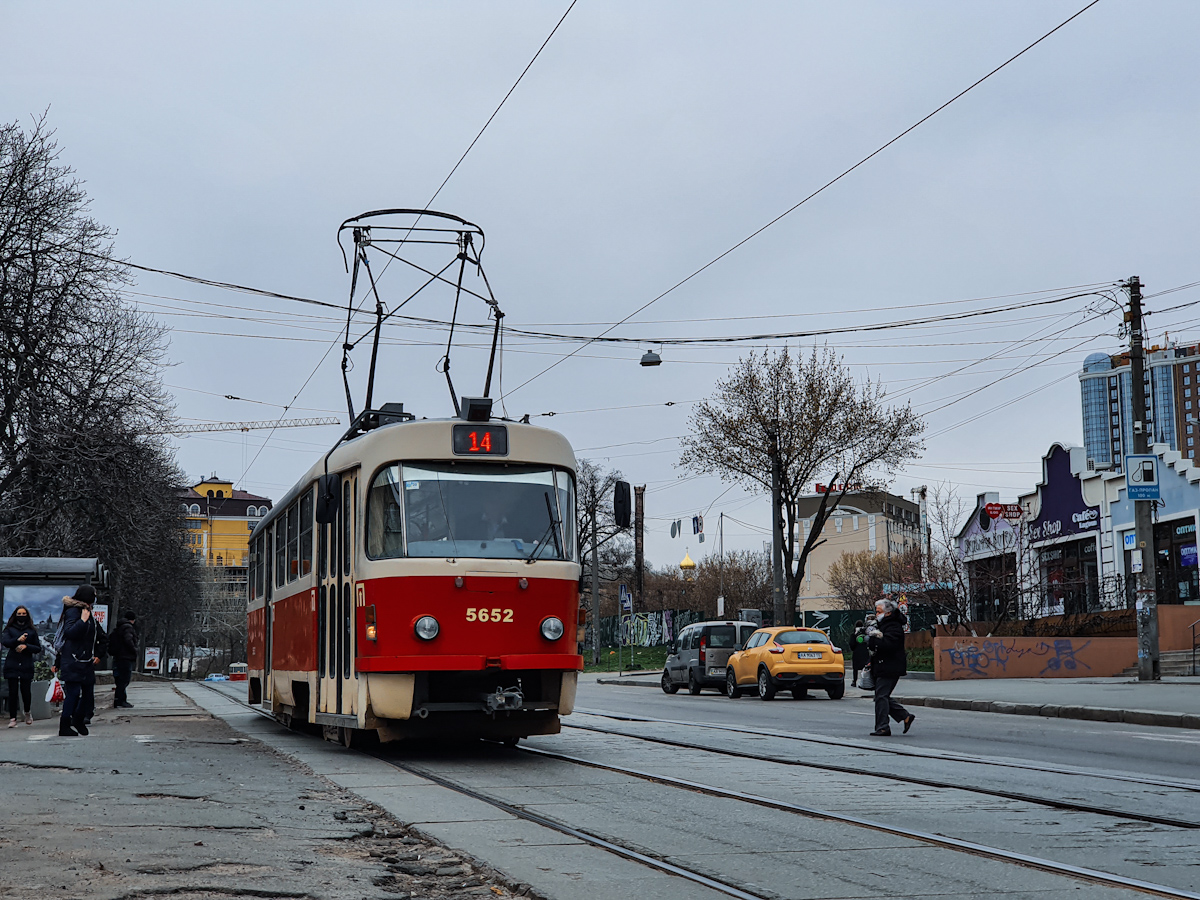 Киев, Tatra T3SUCS № 5652