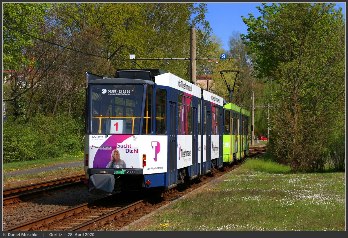 Гёрлиц, Tatra KT4DC № 2309