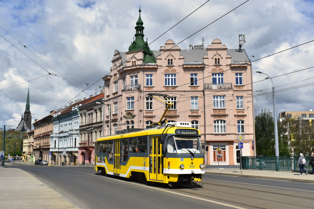 Пльзень, Tatra T3R.PLF № 332