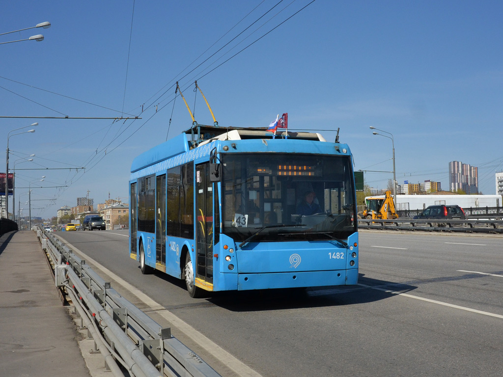 Москва, Тролза-5265.00 «Мегаполис» № 1482 Москва, Тролза-5265.00 «Мегаполис» № 1482