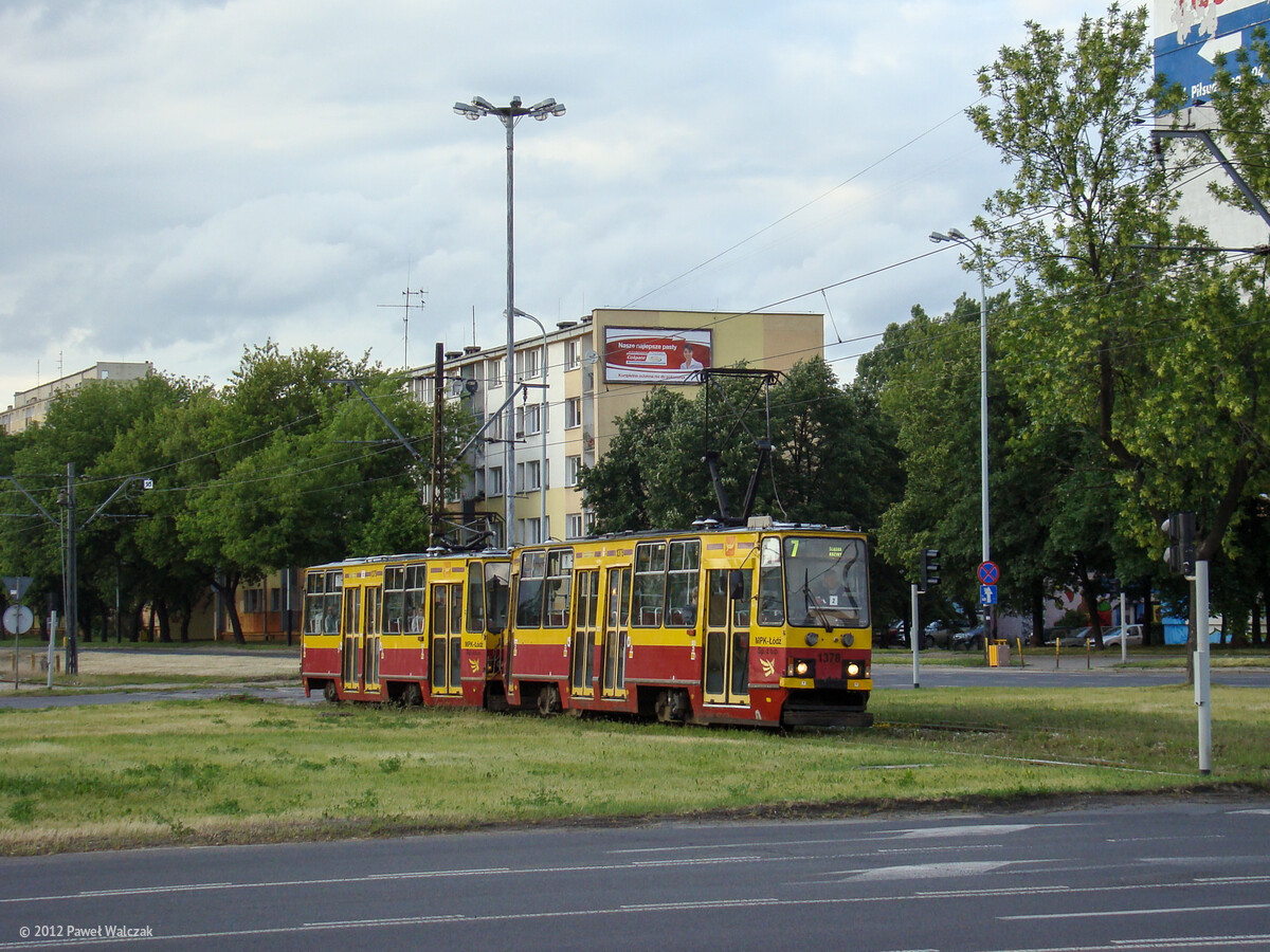 Лодзь, Konstal 805Na № 1378