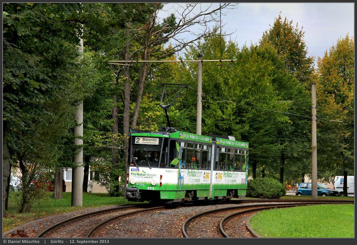 Görlitz, Tatra KT4DC № 313