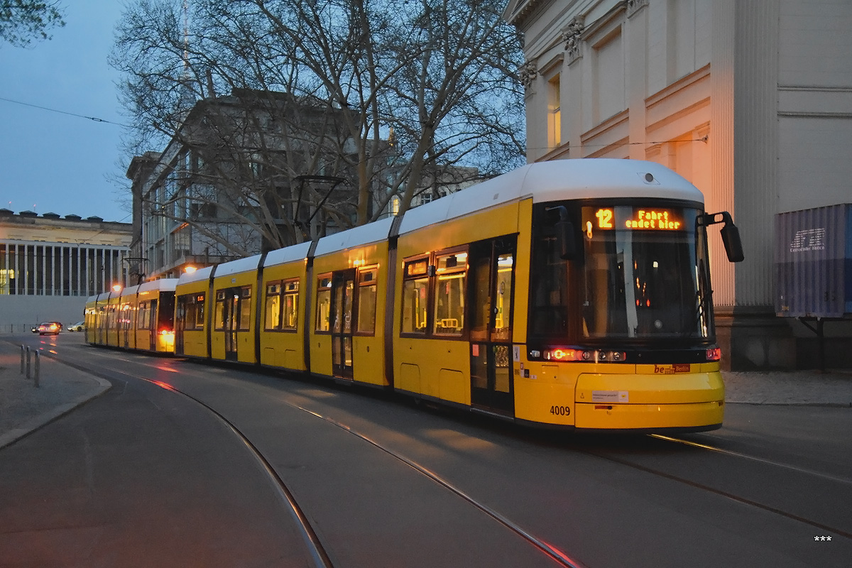 Берлин, Bombardier Flexity Berlin (GT6-08ZR/F6Z) № 4009