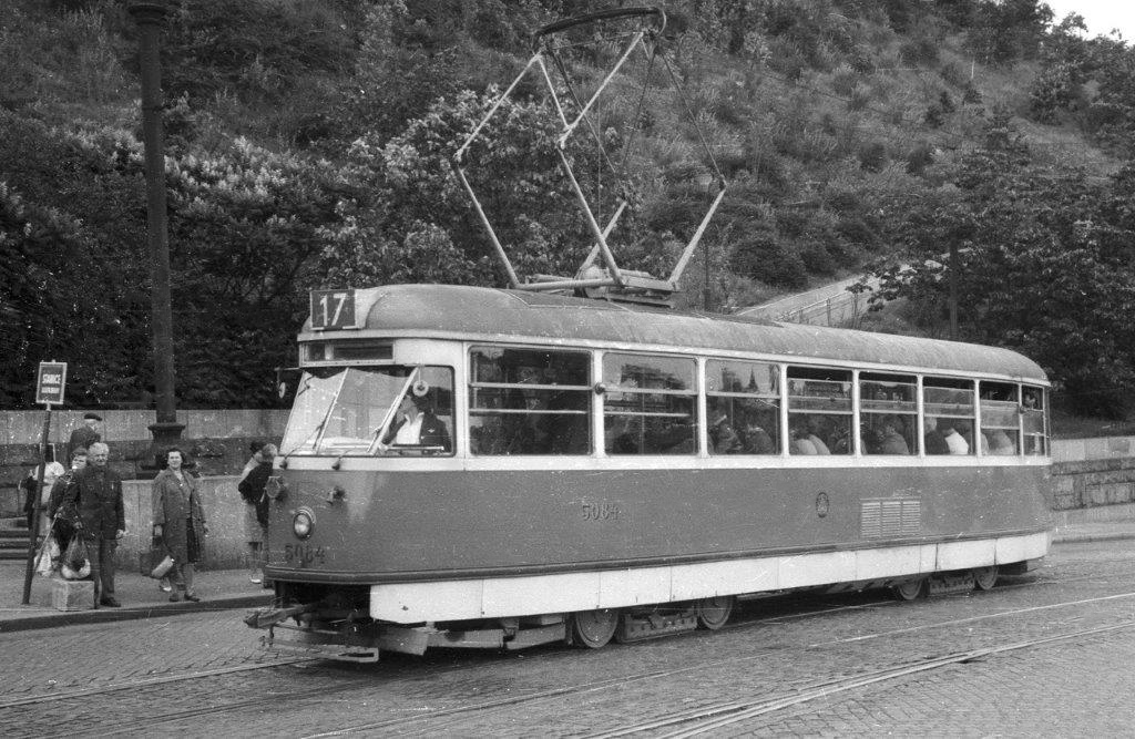 Прага, Tatra T1 № 5084; Прага — Старые фотографии Прага, Tatra T1 № 5084; Прага — Старые фотографии