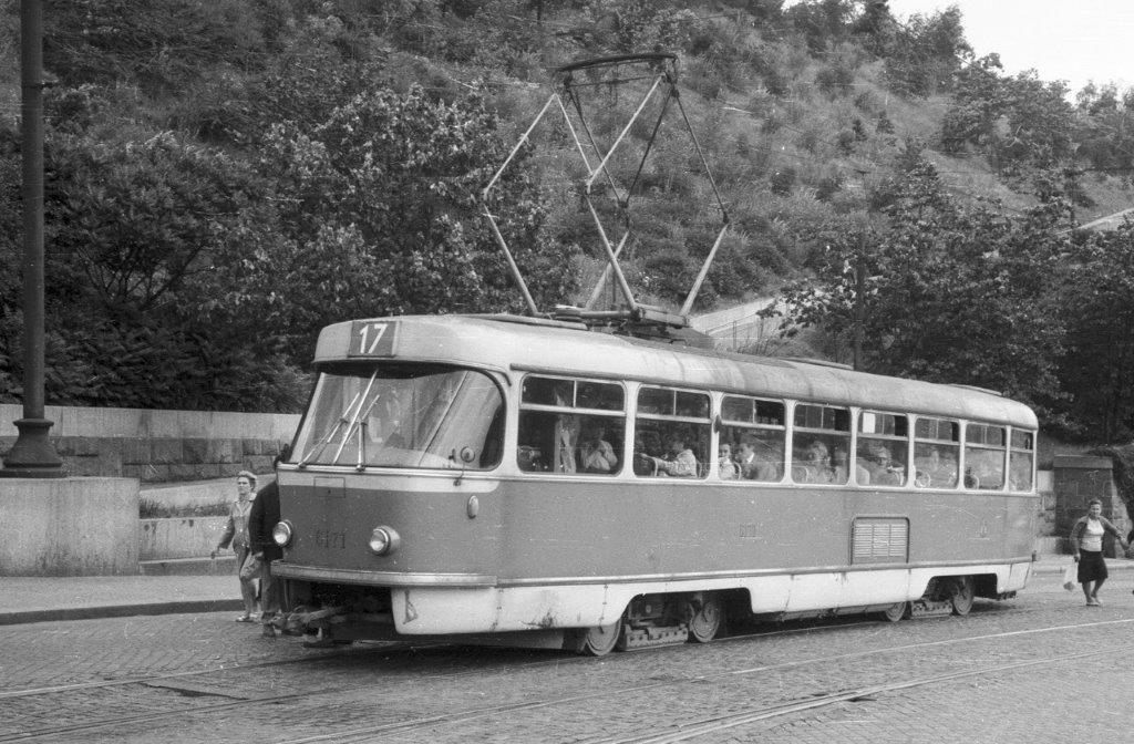 Прага, Tatra T3 № 6171; Прага — Старые фотографии