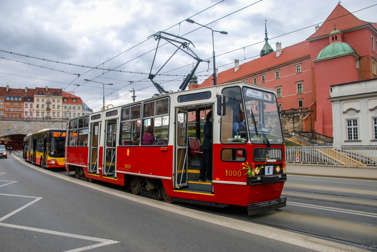 Warsaw, Konstal 105Na № 1000