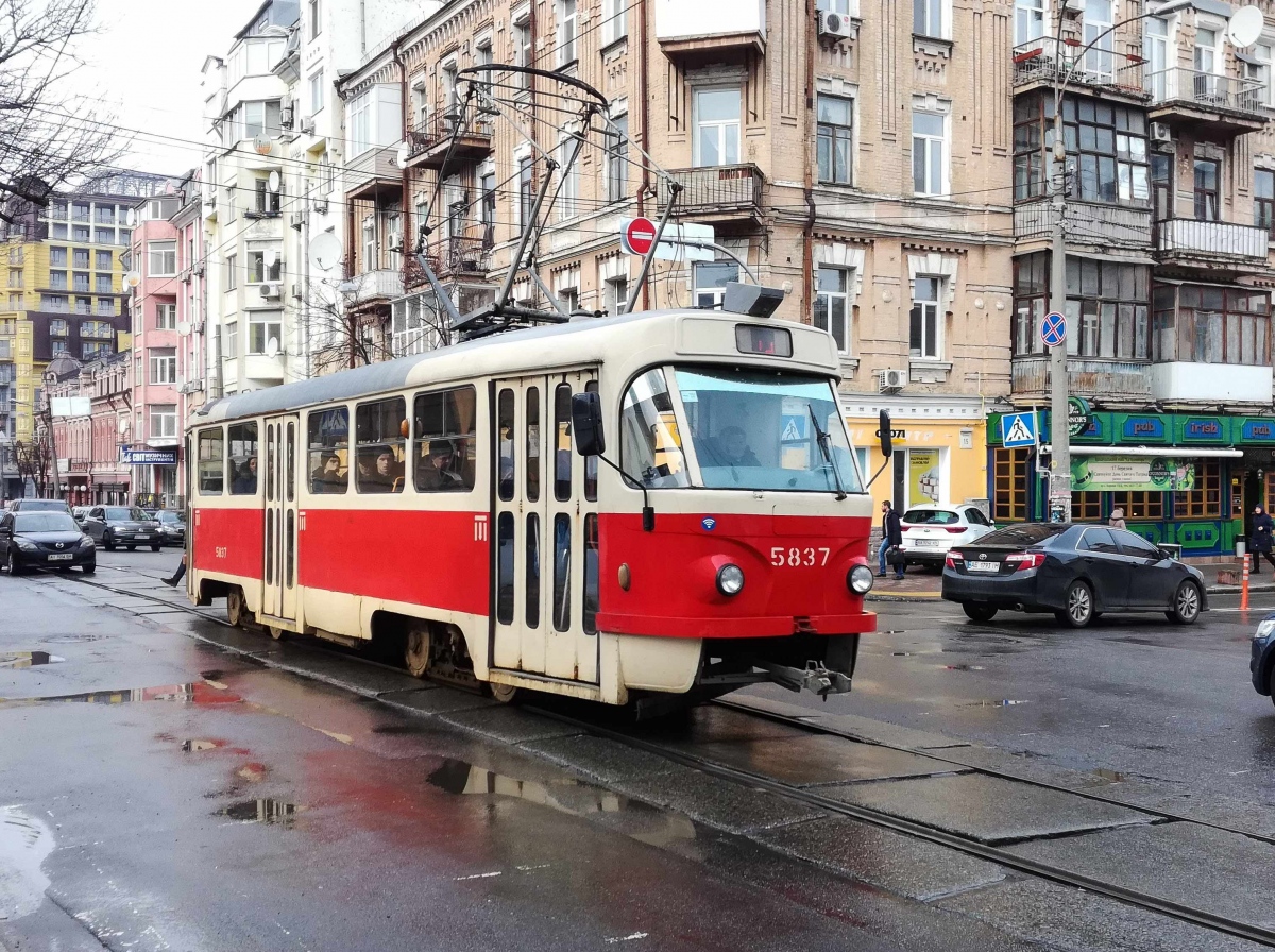 Киев, Tatra T3SU № 5837