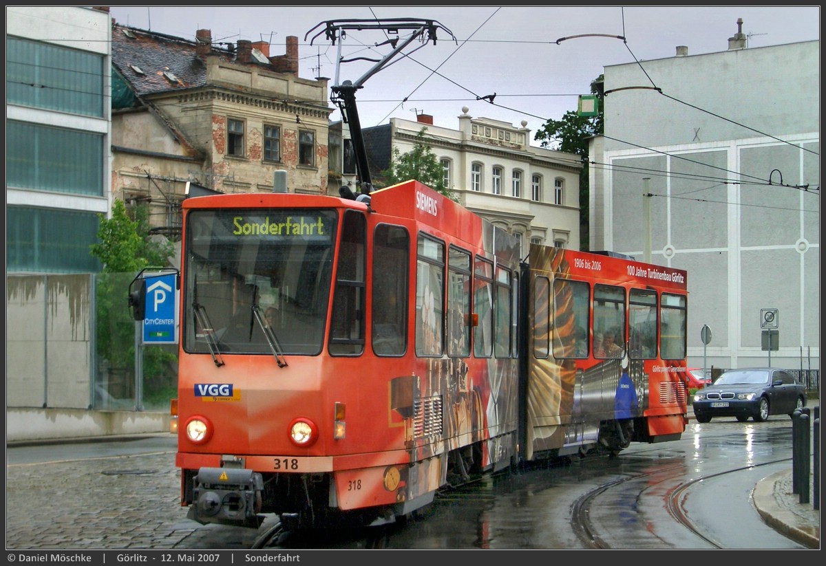 Гёрлиц, Tatra KT4DC № 318