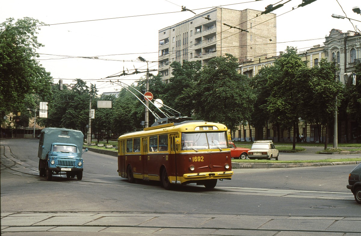 Киев, Škoda 9TrH29 № 1692; Киев — Исторические фотографии