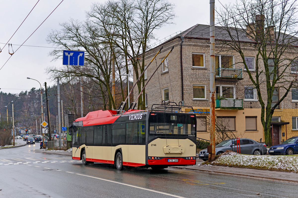 Вильнюс, Solaris Trollino IV 12 Škoda № 2746