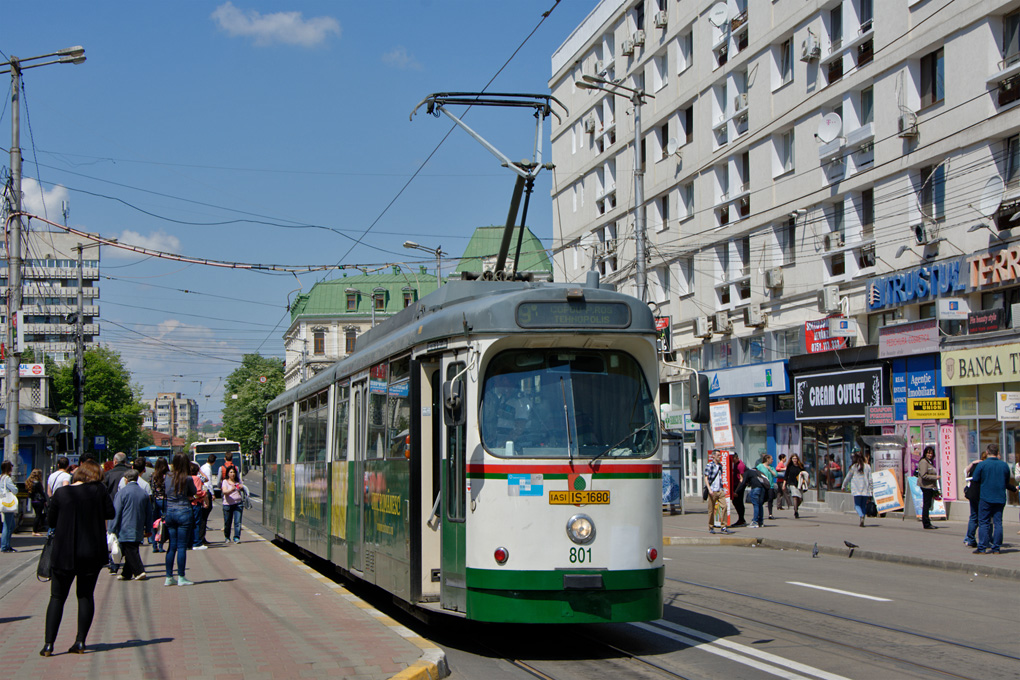 Яссы, MAN GT8 № 801