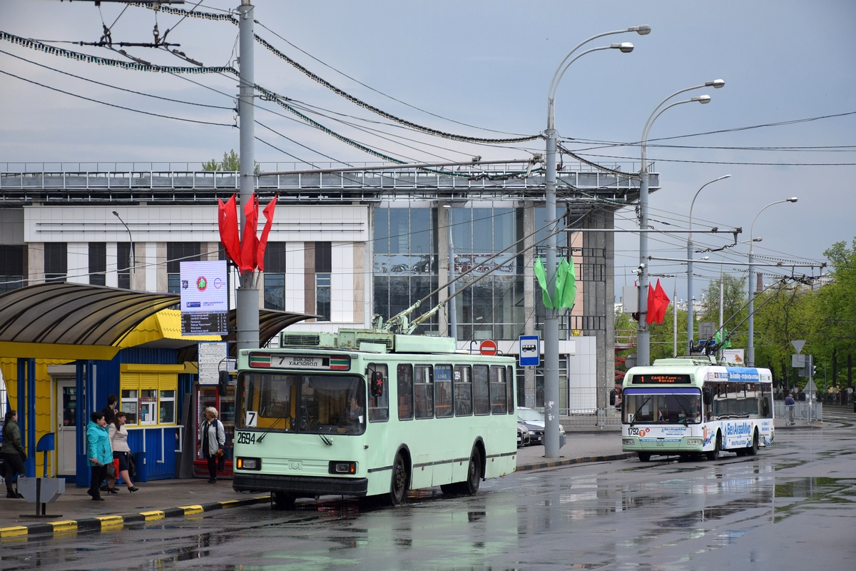 Гомель, БКМ 201А7 № 2694; Гомель, БКМ 321 № 1792