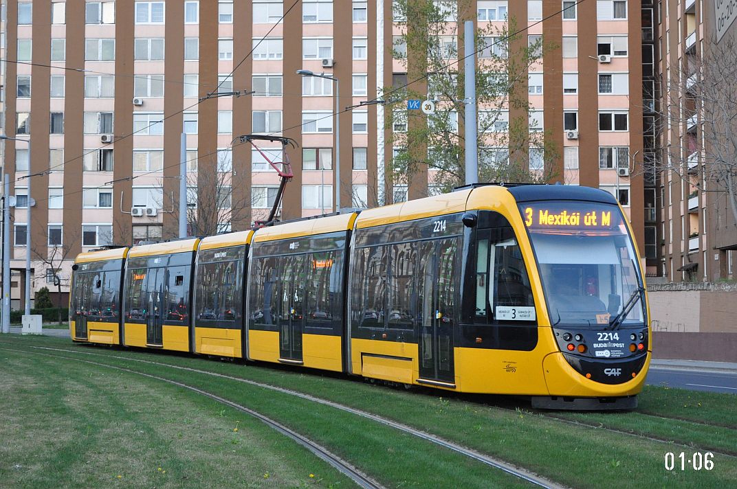 Будапешт, CAF Urbos 3 № 2214