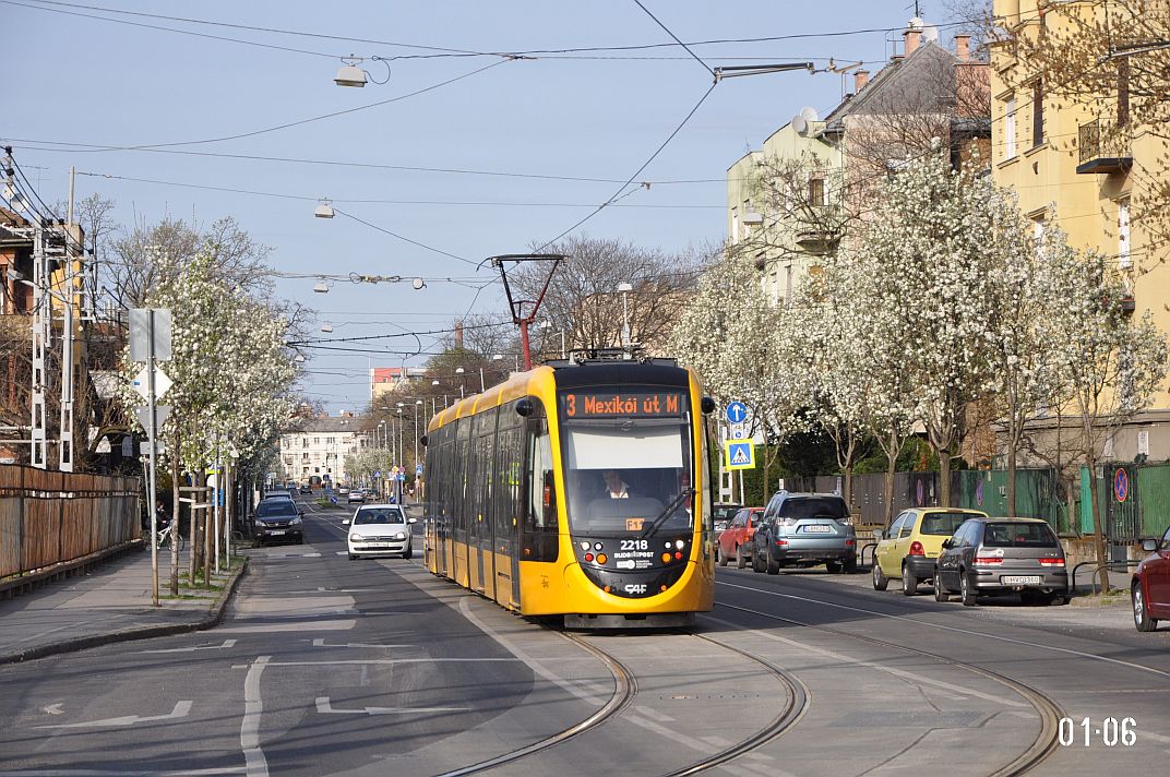 Будапешт, CAF Urbos 3 № 2218