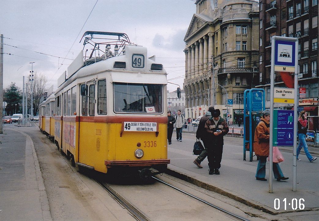 Будапешт, Ganz UV2 № 3336
