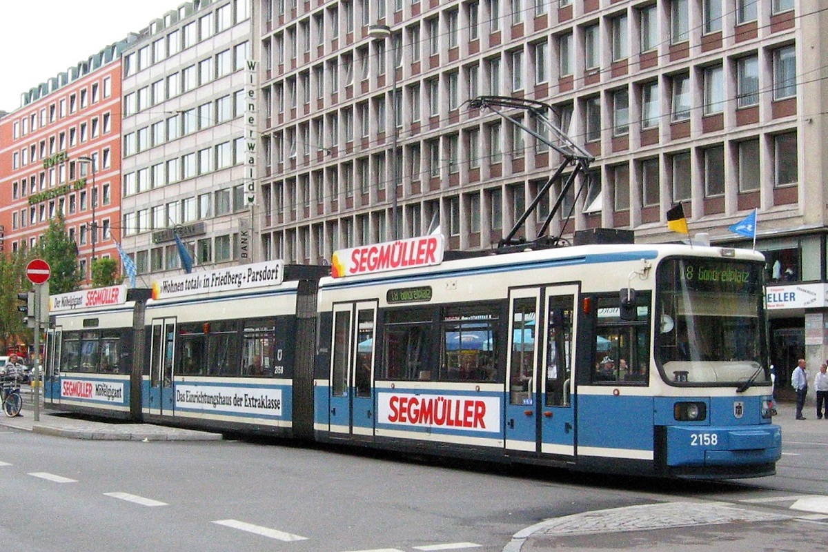 Мюнхен, Adtranz R2.2 № 2158