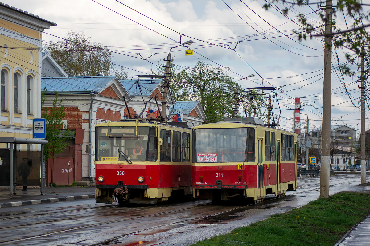 Tula, Tatra T6B5SU # 356; Tula, Tatra T6B5SU # 311