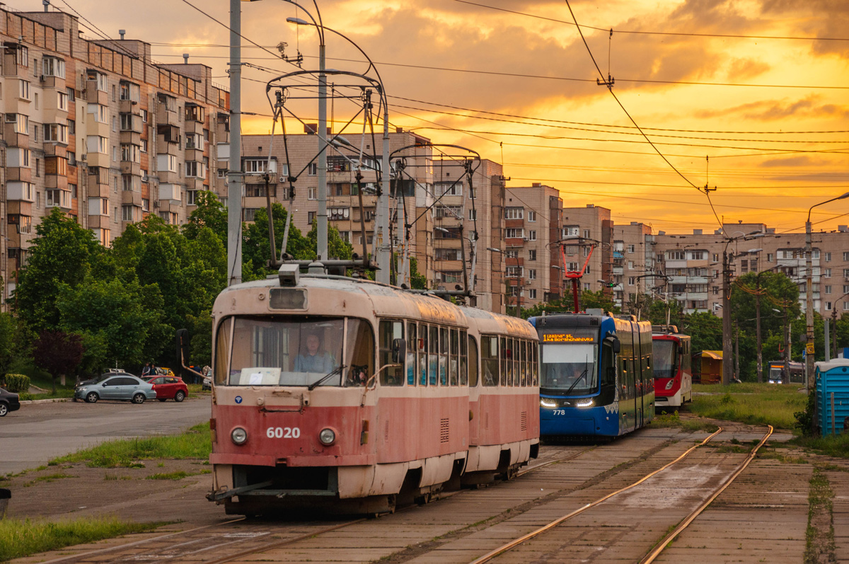 Киев, Tatra T3SU № 6020
